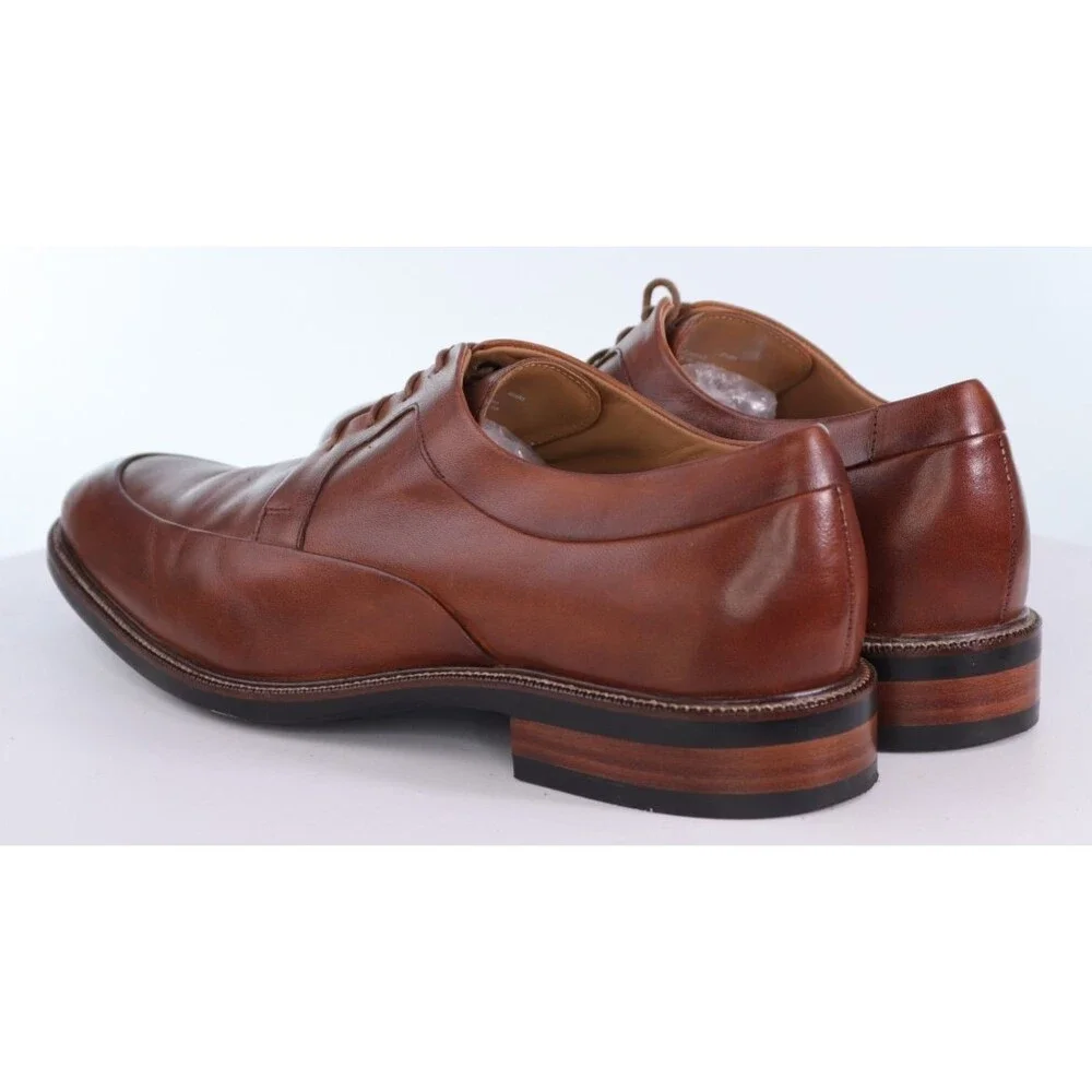 Cole Haan Warren $160 Men's Apron Dress Shoes Size 11.5 M Ox Leather British Tan